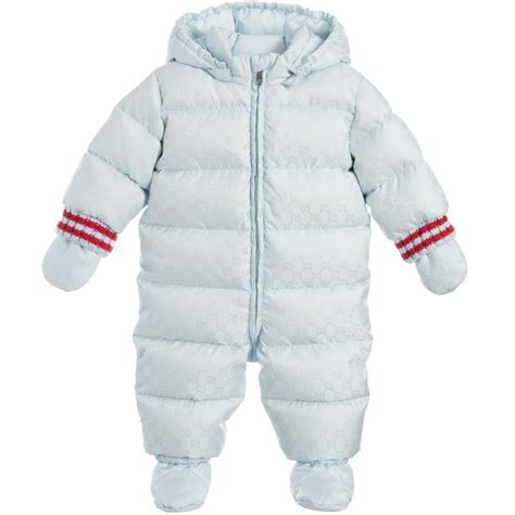 gucci baby boy onesie|gucci infant snowsuit.